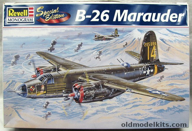 Monogram 1/48 Martin B-26 C or B Marauder - Special Edition with Resin Parts - 553 BS 386 BG 9th AF 'Miss Mary' Italy 1944 / 441 BS 320 BG 42 BW 12th AF 'Thumper II' Italy 1944 / 441 BS 320 BG 42 BW 12th AF 'Miss Manchester' Italy 1944, 85-5510 plastic model kit